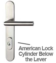 Omnia #12 American Cylinder Patio Door Locks
