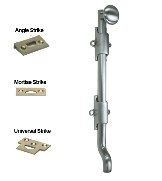 10 Inch Offset Surface Door Bolt