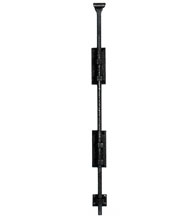 22-3/4 Inch Black Iron Cane Bolt, Acorn ALEBP