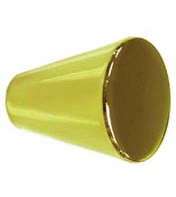 Solid Brass 1 Inch Retro Cabinet Knob, Deltana KC24