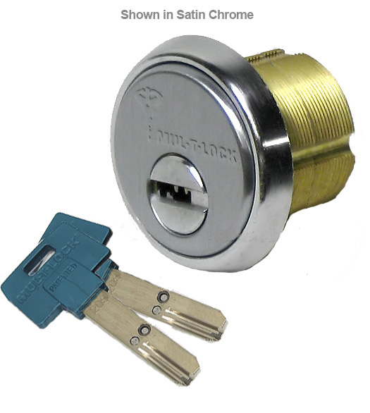 High Security 1-1/2 Inch Mortise Cylinder