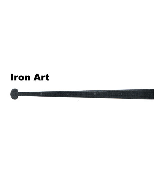Iron Art Dummy Strap Bean Tip 30 Inch Hinges