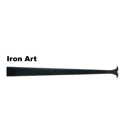 Iron Art Whale Tail Dummy Strap Hinge