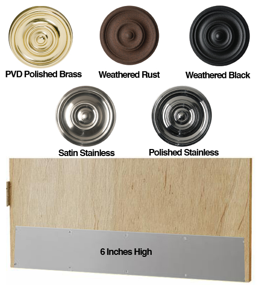 Stainless Steel Door Kick Plates