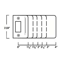 Extended Full Lip Stainless Steel Strike Plate
