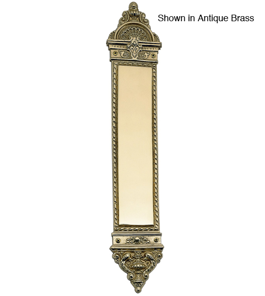 Decorative 3 x 16-1/2 Door Push Plate