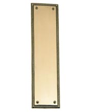 Academy Rope Solid Brass Push Plate, Brass Accents A06-P0240