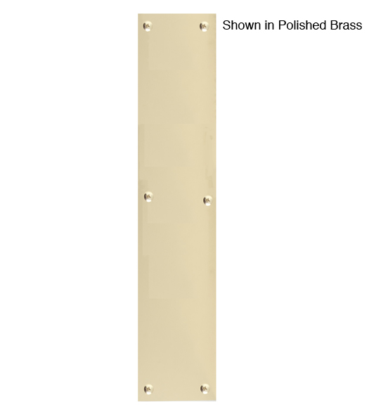 Solid Brass Door Push Plates