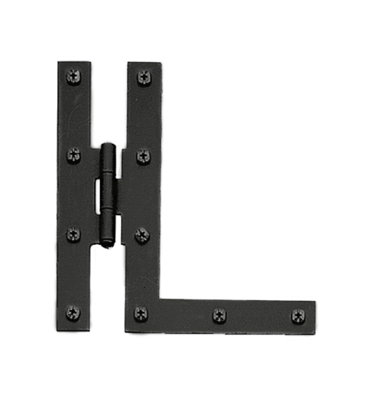 7 Smooth Iron H-L Cabinet Hinge