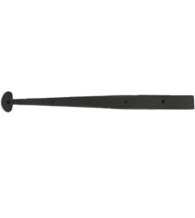 1-1/4 Inch Bean Tip Smooth Iron Dummy Strap Hinge, Acorn AIMBP