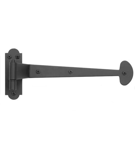 Black Stainless Steel Bean Tip Shutter Hinge