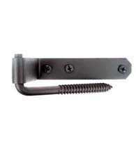 6-1/4 Inch Offset Connecticut Style Strap Shutter Hinge with Pintle, Acorn AKMBR