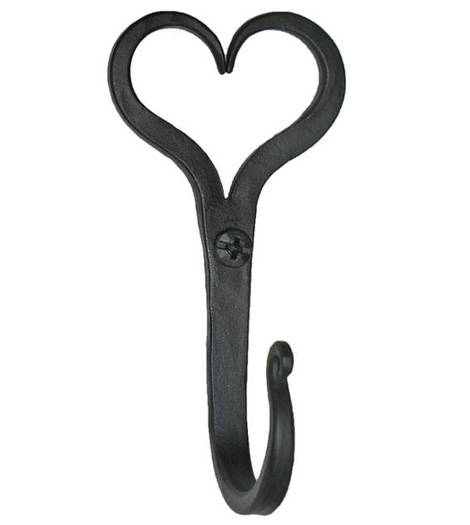 Hand Forged Split Heart Hook