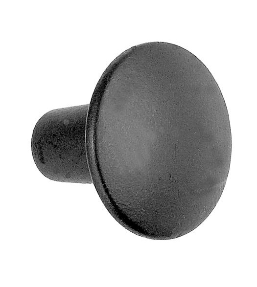 Smooth Iron Round 1-3/8 Inch Cabinet Knob