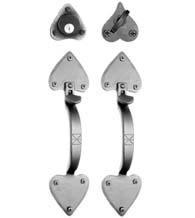 Double Handleset Spade Tip Mortise Lockset, Acorn ATVBD / ATVBI