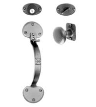 Large Bean Tip Entrance Door Mortise Lockset, Acorn ATZBD / ATZBI