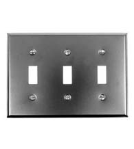 Triple Switch Plate, Acorn AW3BP