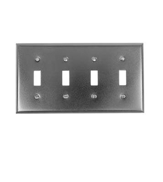 4 Toggle Switch Plate