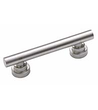 4 Inch Deco Nouveau Stainless Steel Cabinet Pull, Acorn AZC-202-4
