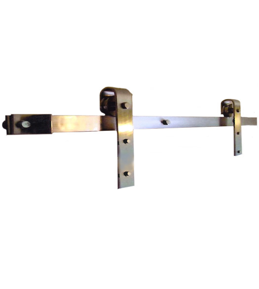 Stainless Steel Barn Door Kit for 3 Foot Door