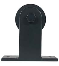 Top Mount Low Profile Barn Door Kit with 6 Foot Track, Acorn BH2xI-6