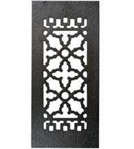 12 x 5-1/2 Cast Iron Grille, Acorn GR6BG-D