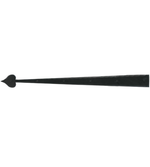 30 Iron Art Dummy Strap Heart Tip Hinge
