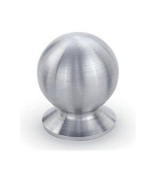 Stainless Steel Vitruvius Ball Cabinet Knob