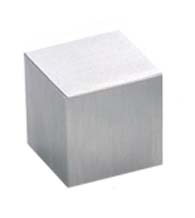 1 Inch Stainless Steel True Square Cabinet Knob, Acorn PMH-M-01