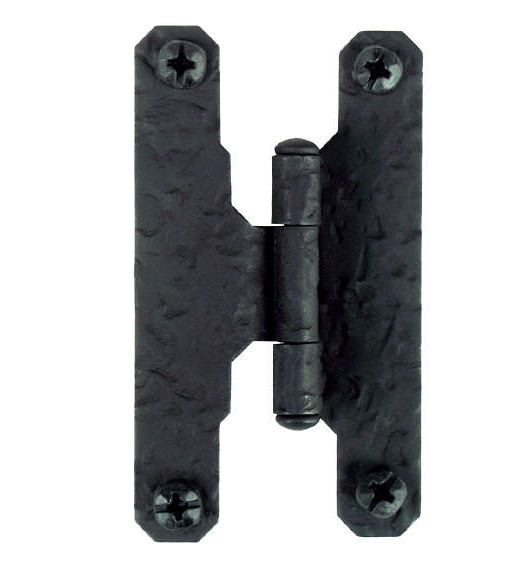Rough Iron H Style Offset Cabinet Hinge
