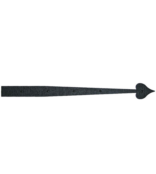 22-1/4 Heart Tip Dummy Strap Hinge
