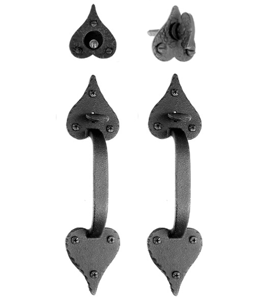 Heart Tip Double Handle Mortise Entryset