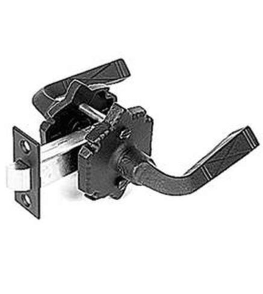 Equis Black Door Lever Set