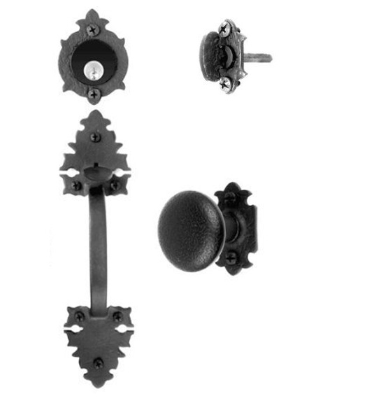 Old World Single Cylinder Mortise Handleset