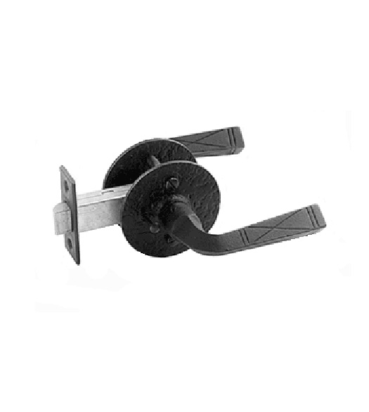 Rough Black Iron Equis Leverset
