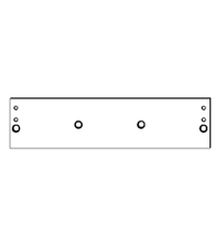 Back Plate for American Eagle 3100 Series Closers, PDQ 319008