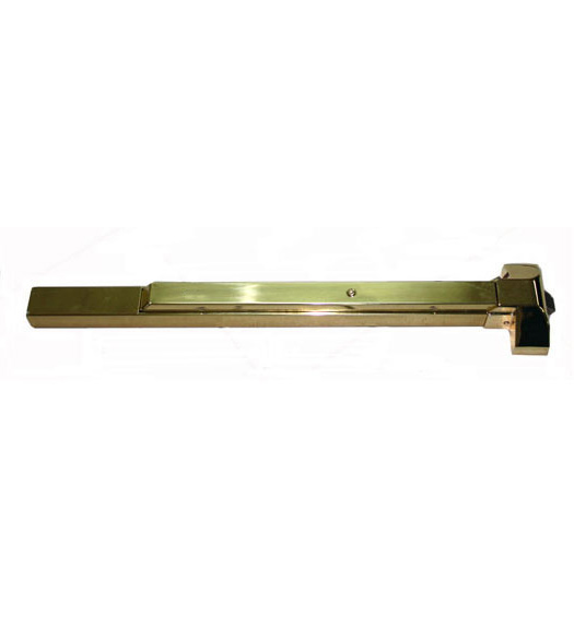Wide Door Polished Brass Exit Device