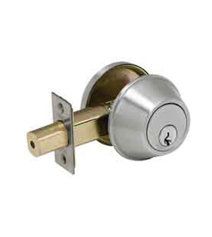 Commercial Satin Chrome Deadbolt