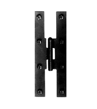 4 Inch Smooth Iron H Hinge, Acorn AH5BQ