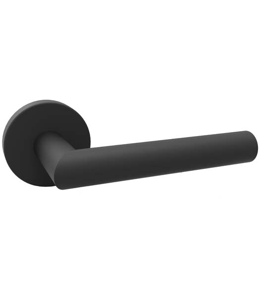 Contemporary Black Door Levers