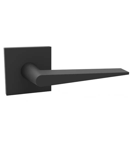 Black Wedge Modern Door Levers