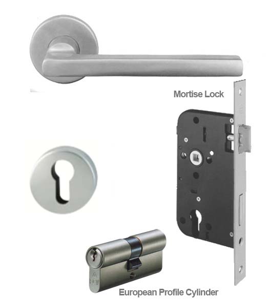 European Mortise Lock Set
