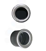 Contemporary Round Fingertip Edge Pull, AHI EP1272