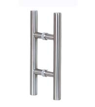 14 Inch Stainless Steel Glass Door Handles, Pair, AHI SD-SIG405-355-630