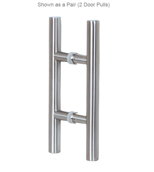 14 Inch Stainless Ladder Glass Door Handles