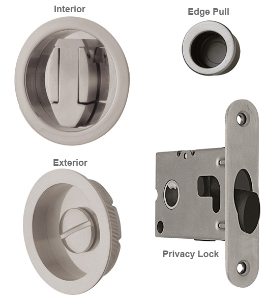 Contemporary Round Pocket Locks