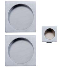 Modern Square Pocket Door Passage Set, Reguitti SDK092PA