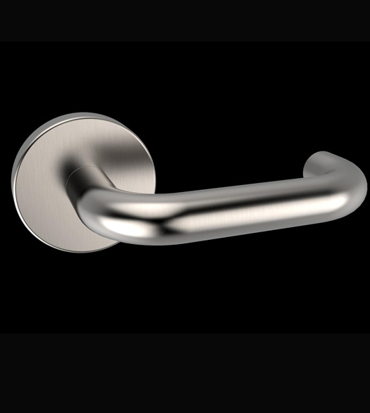 Satin Stainless Steel Safety Door Lever