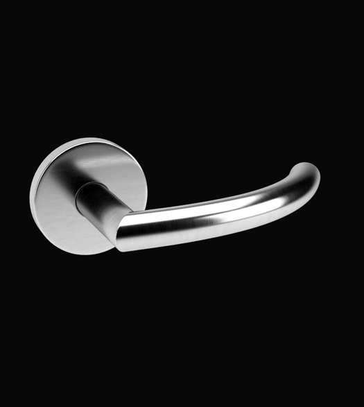 Alpine Curved Stainless Door Lever