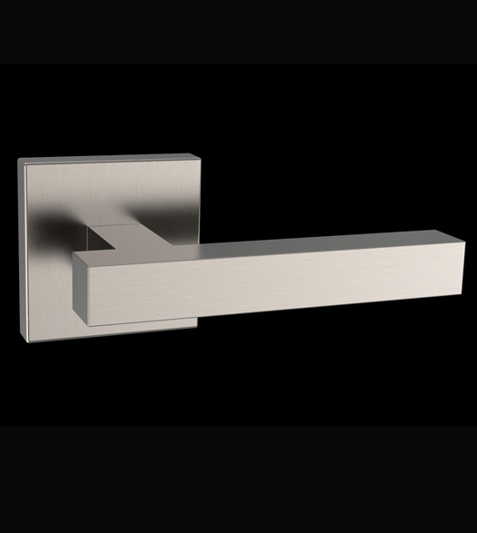 Modern Square Leverset with Square Rose